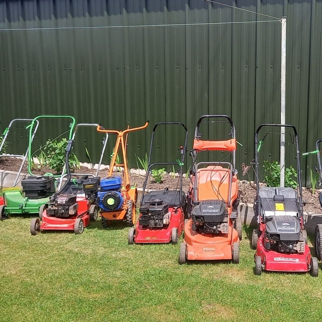 Lawnmower line up